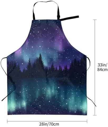 Apron Strong people waterproof work apron for kitchen cooking BBQ party perfect holiday gift with 2 Pockets - Image 5