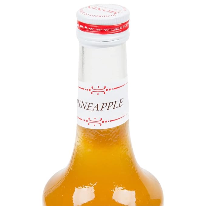 Monin - Pineapple Syrup, Sweet Tropical Flavors, Great for Teas, Sodas, & Cocktails, Natural Flavors, No Artificial Sweeteners or Ingredients, Gluten-Free, Vegan, Non-GMO, Clean Label (750ml) - Image 3