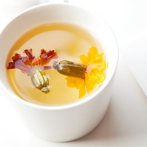 KKOKDAM Flower Tea Set Sampler - Loose Leaf, Fancy Variety Pack, Blooming Flowers, Unique Gifts