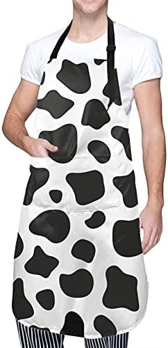 Perinsto Waterproof Apron With 2 Pockets Kitchen Chef Aprons Bibs For Cooking Baking Painting Gardening Grooming - Image 2