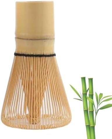 2PCS Matcha Whisk Set Matcha Set Natural Bamboo Set for Tea Ceremony Matcha Powder Brush Tool Included