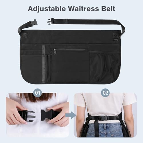 Waitress Server Apron with Multiple Pockets - Image 3