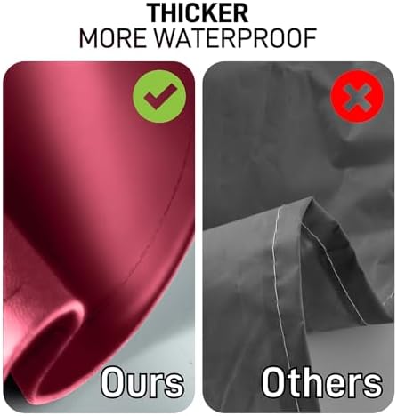 Waterproof Apron with Comfortable Adjustable Bib Rubber Vinyl Dishwasher Heavy Duty Apron for Men Women Dishwashing - Image 3