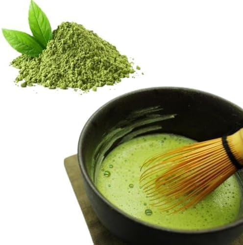 2PCS Matcha Whisk Set Matcha Set Natural Bamboo Set for Tea Ceremony Matcha Powder Brush Tool Included
