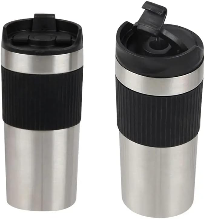 Portable coffee maker, french press, Insulated Mug with double Wall Stainless Steel, 16oz,. Tumbler, French press Mug, Portable coffee mug, Coffee maker, Coffee press