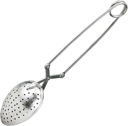 HIC Kitchen Snap Spoon Tea Infuser, 18/8 Stainless Steel, For Loose Leaf Tea and Mulling Spices