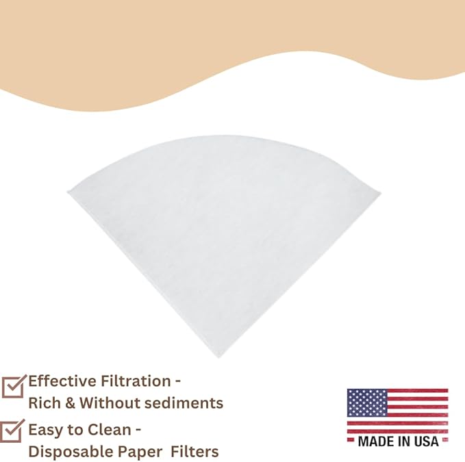 Disposable Cone Paper Filters for Cuisinart Coffee Maker (200 Pack)