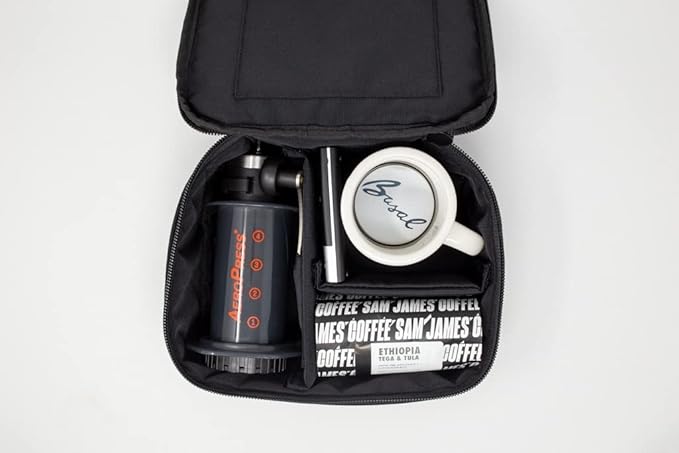 Basal Coffee Traveller Kit for AeroPress/Drip/v60/Kalita/Pour Over Equipment (Black)