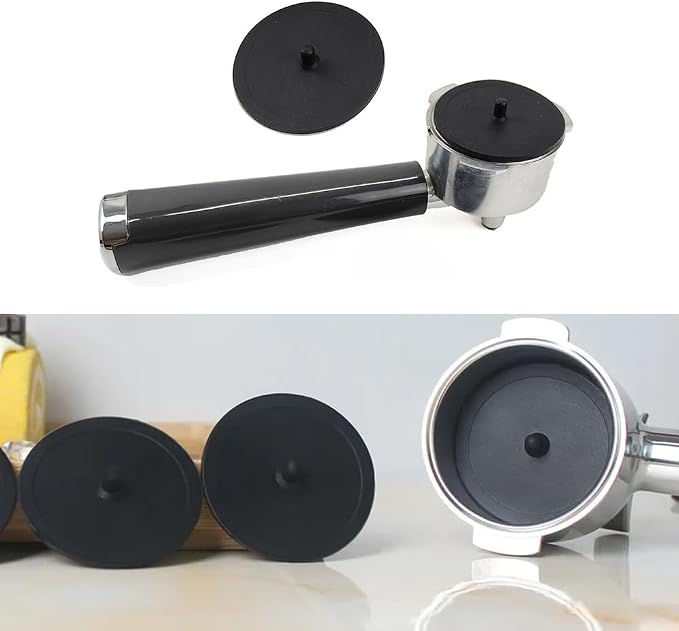 4 Pack Backflush Disk Blind Insert Portafilter Disc Cleaner Silicone Backflush Cleaning Pad for Espresso Machine Basket Coffee Blind Filter Tablets Powder Back Flushing Tools 50mm and 57mm - Image 6