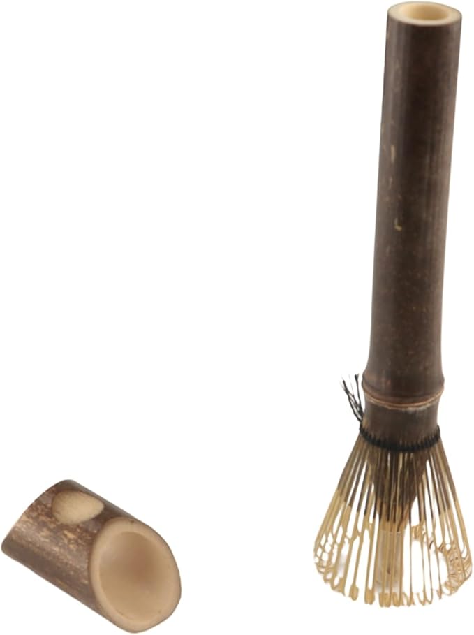 Japanese Matcha Whisk,Long Handle Bamboo Matcha Whisk,Traditional Japanese Matcha Whisk Matcha Stirrer, for Matcha Powder Preparation