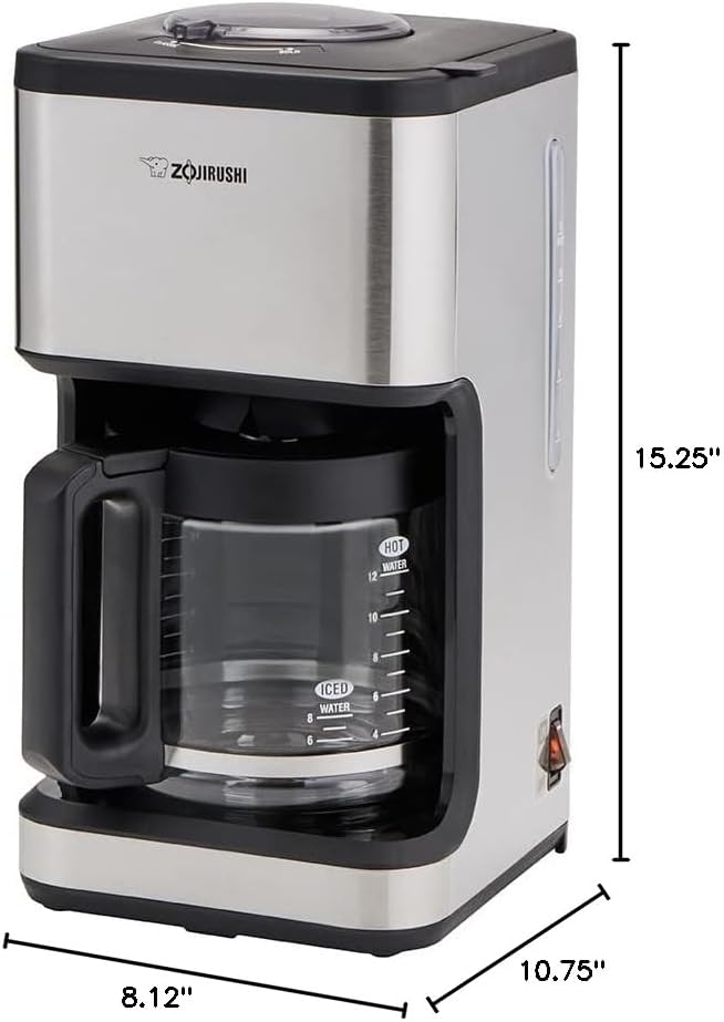 Zojirushi Dome Brew Classic Coffee Maker (Stainless Black)