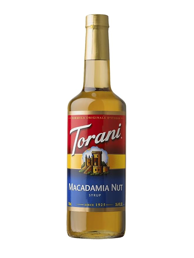 Torani Macadamia Nut Syrup, 750 mL by Torani