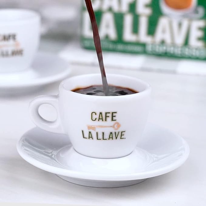 Cafe La Llave Espresso (10 ounce can) Dark Roast Coffee (Pack of 2)