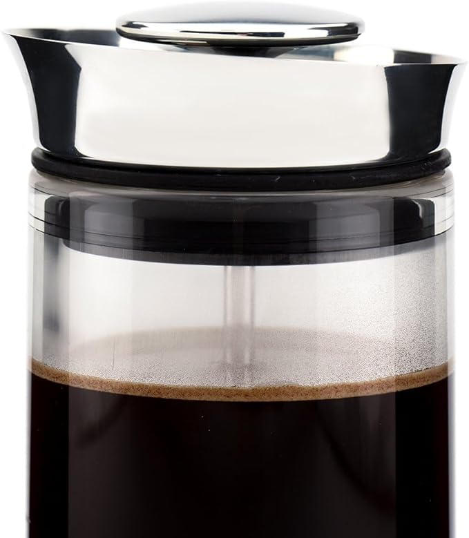 Definitely Not a French Press Coffee Maker | The Soul of Espresso in the Body of a Single Serve French Press Coffee Maker, Brews in Half the Time, No Mud, Easy to Clean