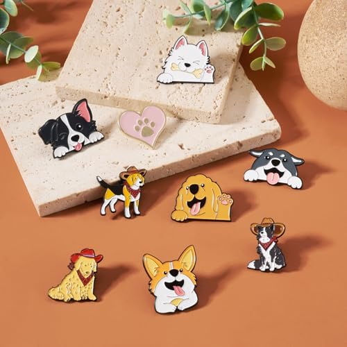 Enamel Pins Coffee Dog Cowboy Assorted Cute Alloy Brooch Funny Labels Badge Aesthetic Backpack Pins - Image 6