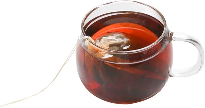 Tea Filter bags, safe and natural material, disposable tea infuser, empty tea bag with drawstring for loose leaf tea, set of 200（3.15 x 3.94 inch ） (White200)