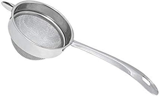 Stainless Steel Indian Tea Strainer Chai Chalni coffee Filter Coffee Strainer juice filter liquid strainer-set of 1