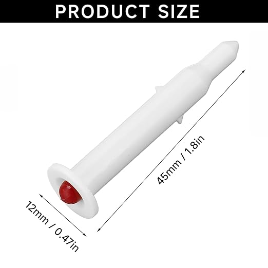 20pcs Chicken Thermometer Turkey Timer, Meat Turkey Thermometer Popup Out, 1.8 Inches Good Cook Timers for Cooking Chicken Beef