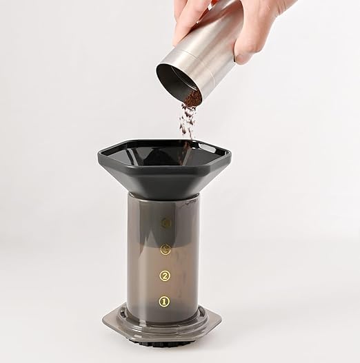 CAFEMASY Coffee Funnel and Travel Bag Kit Compatible with Aeropress Original Go XL Portable Espresso Coffee Maker Replacement Parts Coffee Accessories Tool