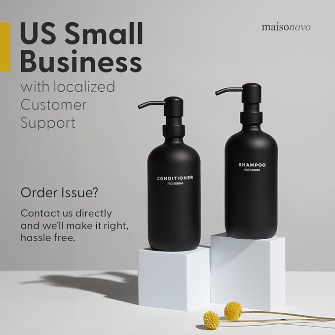 MaisoNovo Stone Soap Tray - Dish soap Dispenser for CounterTop - Bathroom Trays