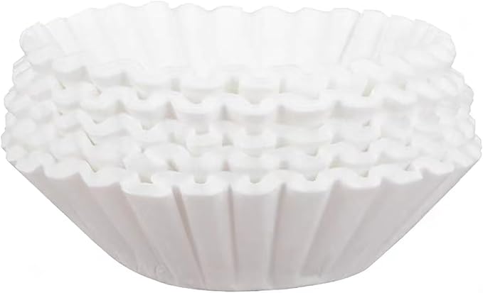 12-Cup Commercial Coffee Filters, Large Coffee Filters，Premium Quality, (9 ¾ Inch x 4 ¼ Inch) All-Natural, Big & Tall Filters Compatible with Coffee Machines - Woman Owned（300 Pack）