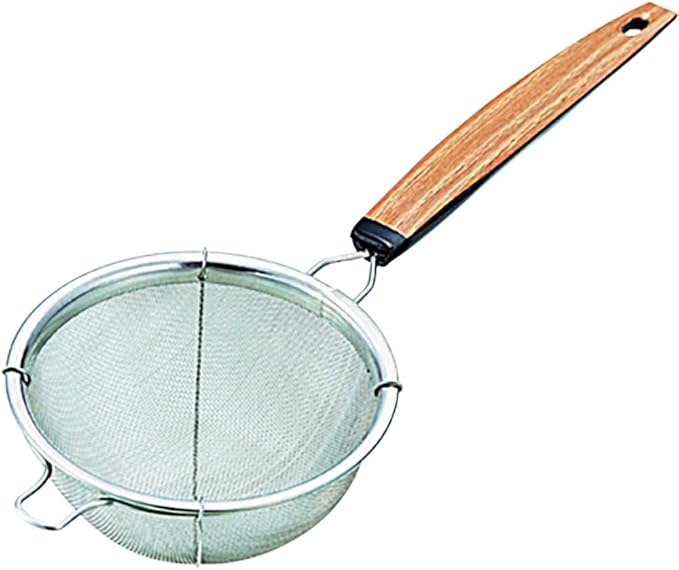 JapanBargain 2459, Fine Mesh Tea Strainer with Handle Stainless Steel Small Sifter For Drinks, Cocktails, Coffee and Matcha, 2-Pack