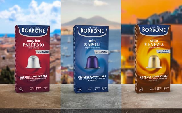Caffè Borbone Variety Pack Aluminum Capsules Compatible with Nespresso Original Machines, Medium Roast, 100 Count