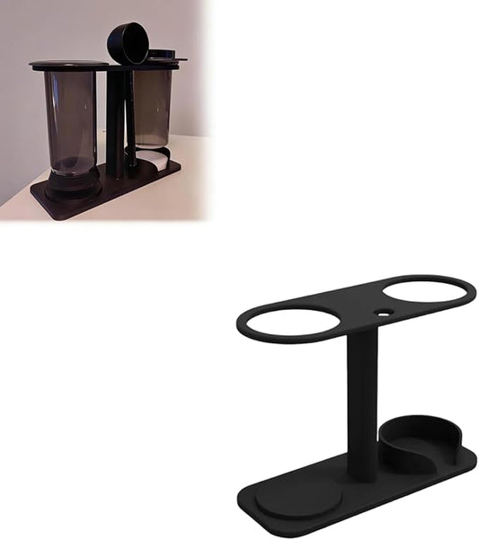 Coffee Stand Organizer Compatible with AeroPress, Compact Coffee Press Tool Storage Rack for Kitchen Counter, Office Desk, and Dorm Room