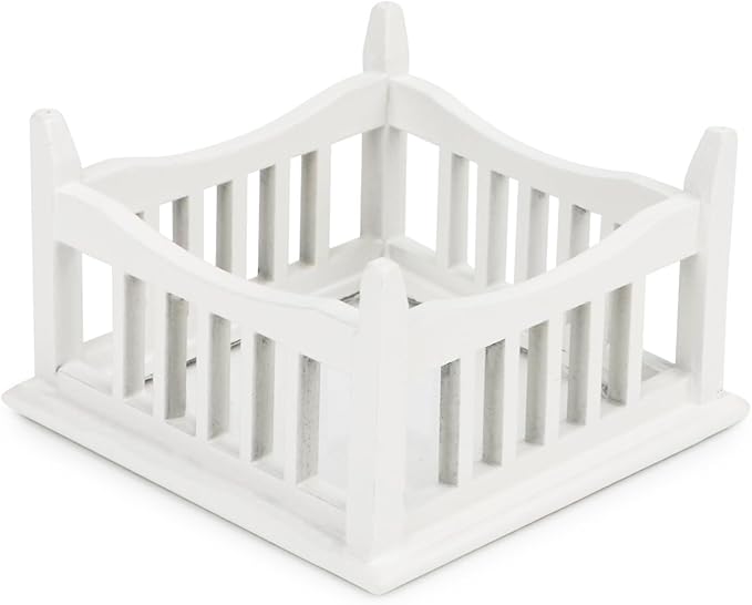 Dollhouse Coffee Table Miniature Furniture 1:12 Scale Wooden Tea Table Square Shape Side Tables Acrylic Tabletop Props Miniature End Table Living Room Pocket Desk Doll House Decoration Props (White)