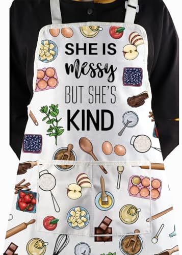 WCGXKO Musical Waitress Inspired Gift She Is Messy But She’s Kind Broadway Gift Musical Theater Gift for Musical Fans - Image 5