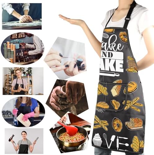 MBMSO Baking Apron the Secret Ingredient is Always Love Apron Baker Gifts Baking Cooking Gifts for Bake Lover Kitchen Apron - Image 6