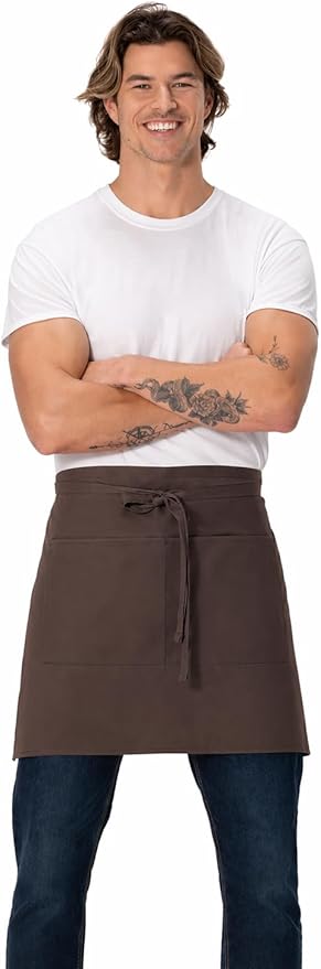 Chef Works Unisex Half Bistro Server Apron