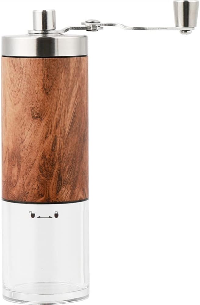 Tutuba Manual Coffee Grinder, Stainless Steel Conical Burr Grinder, Capacity 30g Portable Grinder for Aeropress, Drip Coffee, Espresso, French Press