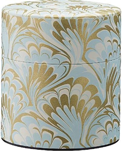 Tea Tin Canister: Florence Collection Wide 5.3oz (150g) TSC-050, Japan