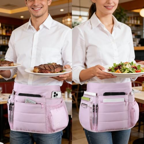 Waitress Server Apron with Multiple Pockets - Image 6