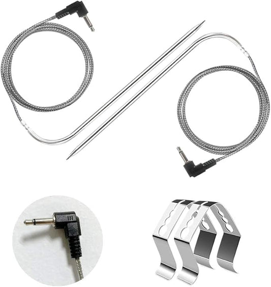 Meat Probe Replacement for Pit Boss Pellet Grills and Smokers, Waterproof 3.5 mm Plug Thermometer Meat Probe, Accessories for Pit Boss