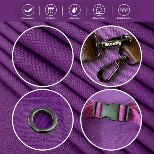 Kitchen Apron, Work Apron, Canvas, Multiple Pockets, Gardening, Painting, BBQ, Artist, Carpenter, Sizes M to XXL, Purple | Multiple Pockets, Gardening, Painting, BBQ, Artist, Carpenter, Sizes M to XXL - Image 4