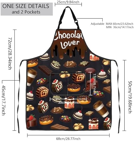 MBMSO Baking Apron the Secret Ingredient is Always Love Apron Baker Gifts Baking Cooking Gifts for Bake Lover Kitchen Apron - Image 2