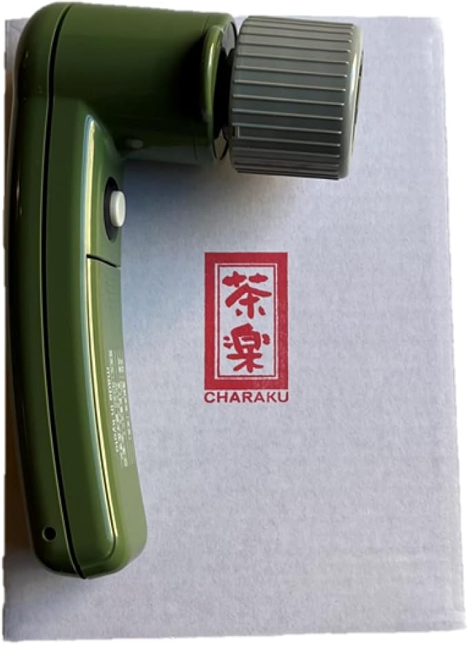 Charaku, Japanese Handheld Electric Matcha Whisk/SINGLE UNIT dose not include attachment bamboo whisk, adapter and battery.