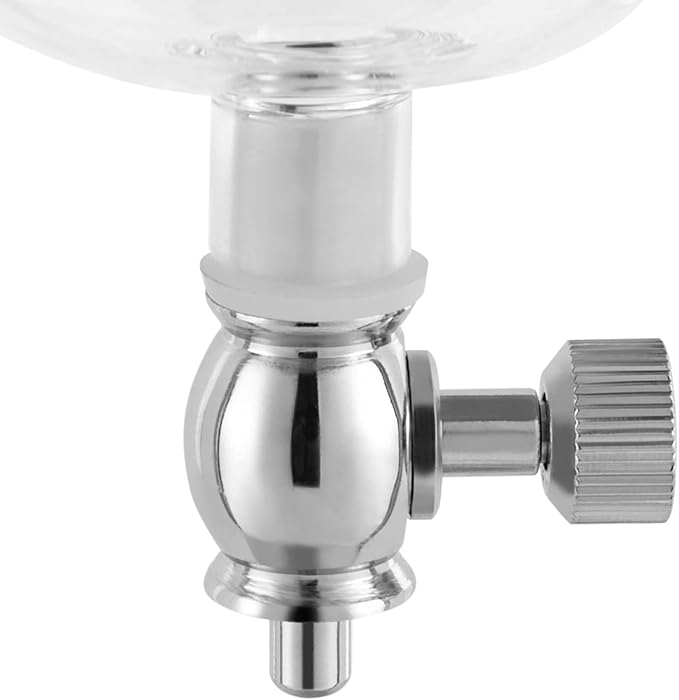 Ice Cold Brew Dripper Coffee Maker, 600Ml Ice Coffee Makers Cold Brew Machine Stainless Steel and Borosilicate Glass Copper Coffee Maker Extraction Approx 4h 2drops/S for 6-8 People (Silver)