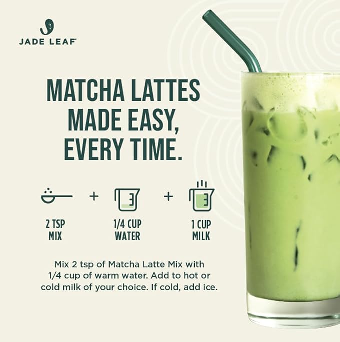 Jade Leaf Matcha Organic Matcha Latte Mix - Bulk Value Size - Lightly Sweet Japanese Matcha Green Tea Powder with Organic Cane Sugar for Café Style Blend, 35.3 Ounce / 1000g (Pack of 1)