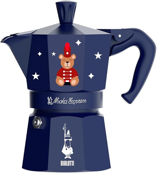 Bialetti Moka Express Blue Magic Memorial 1 Mug, 3 Cups (3 Cups)