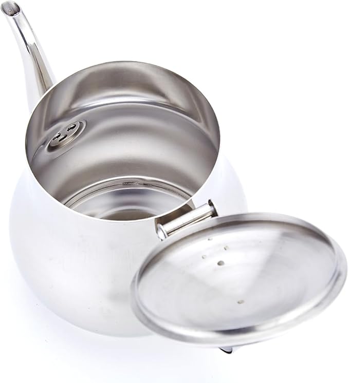 SANQIAHOME 360ml(13Oz) Stainless Steel Small teapot