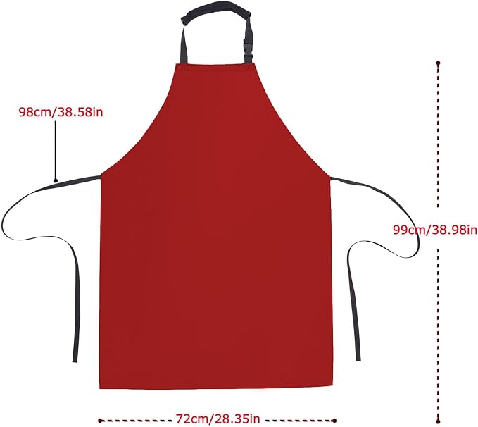 Homsolver Heavy Duty Vinyl Waterproof Apron for Unisex Adult, Ultra Lightweight, Chemical Resistant Industrial Work Apron - Image 6