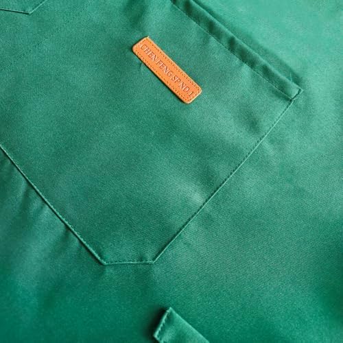 Chef Apron Bib Apron with 2 Large Pockets Adjustable Neck Strap Kitchen Apron Cooking Apron Stripes Baking Apron - Image 5