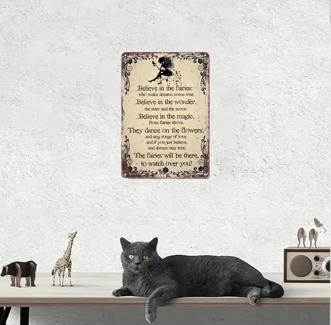 Fairytale Vintage Metal Tin Sign - Durable & Enchanting Decor for Homes, Cafes, Bars - Easy-Hang Wall Art - Image 2