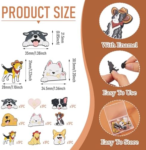 Enamel Pins Coffee Dog Cowboy Assorted Cute Alloy Brooch Funny Labels Badge Aesthetic Backpack Pins - Image 3
