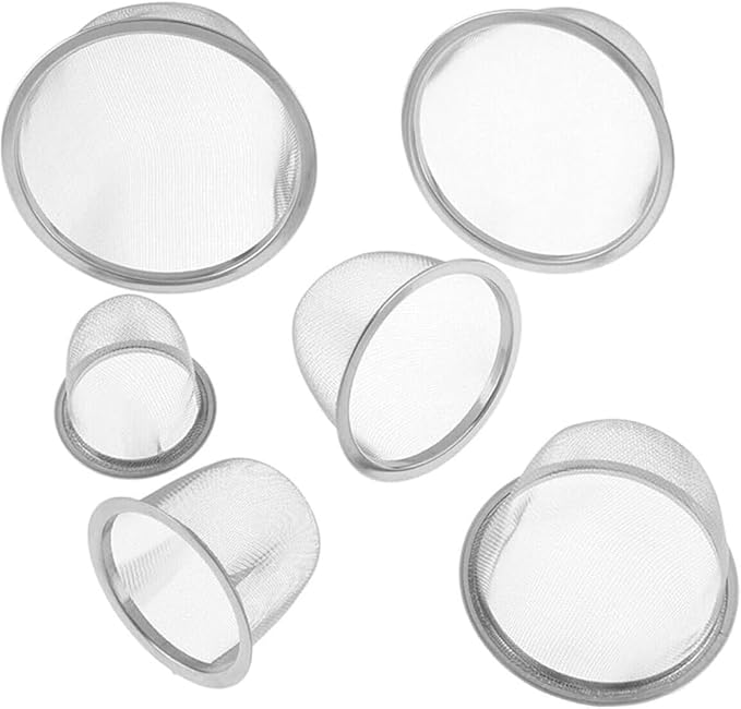 Reusable Stainless Steel Tea Infuser Mesh Strainer, Silver 6cm Metal Teapot Replacement Mesh Strainer, Tea Steeper Basket Filter Mug, Cup, Teapot Accessories, Cup Accessories