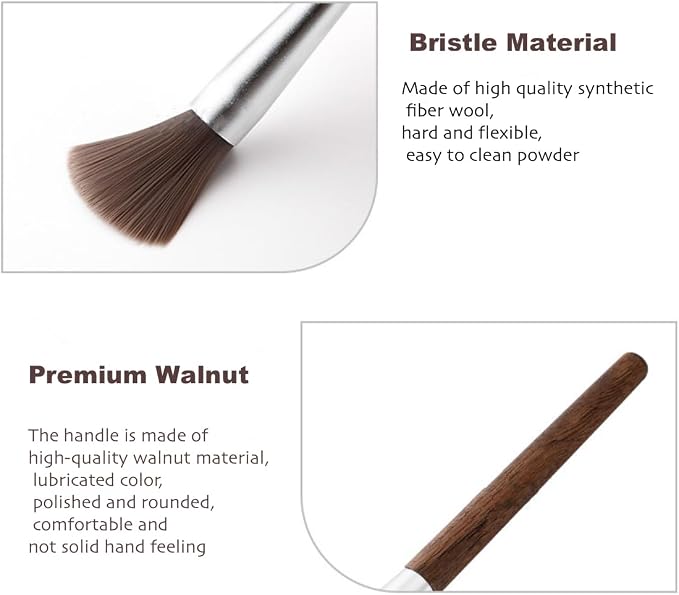 2PCS Coffee Grinder Cleaning Brush,Coffee Filter Cleaning Brush,Dusting Espresso Brush Accessories Cleaner Barista Brush,Wooden Handle Cleaning Tool for Barista Home Kitchen - Image 5