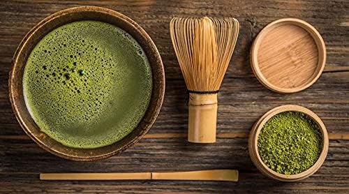 JapanBargain, Matcha Whisk Set, Japanese Bamboo Chasen, Chashaku Tea Scoop and Spoon Set, Traditional Green Tea Ceremony Tools for Authentic Matcha Preparation